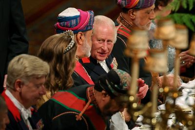 King hails William in banquet speech hours after Harry makes bombshell GQ interview dig