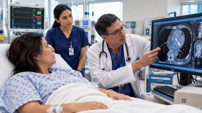 Spine Surgery Cement Lodged in a Woman's Heart and Split in Two Before a Fatal Infection