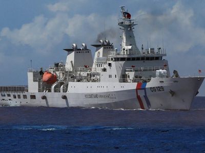 China says it is 'safeguarding order' around Taiwan-controlled South China Sea atoll