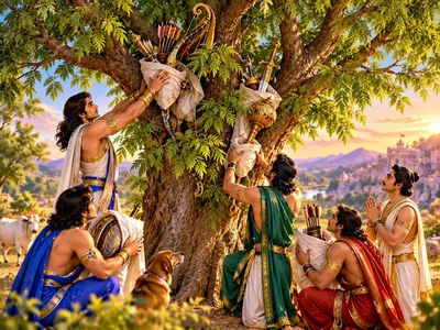 Why Did the Pandavas Hide Their Weapons in a Shami Tree?