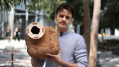 Australian designer creates hempcrete shelters for threatened wildlife