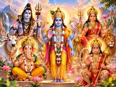Why Hindu Gods Carry Weapons and Raise One Hand in Blessing