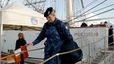 Dutch Crown Princess Amalia promoted to sergeant in naval ceremony