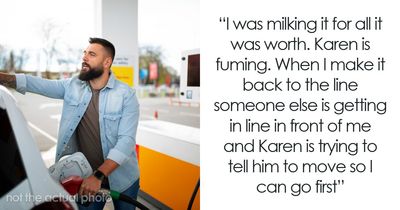 Man Takes His Sweet Time Shopping In The Gas Station To Annoy A Karen Who Made His Favorite Employee Upset