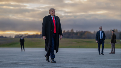Physical Therapist Shares Theory About Why Donald Trump Taps His Leg When He Walks, Sparking Debate