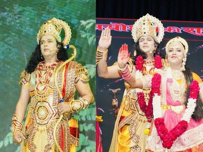 Ravi Kishan plays Lord Rama for the first time at Ramleela, recalls journey from playing Sita