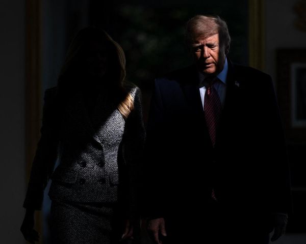 Trump’s approval rating drops to 36% two weeks before midterms, poll finds