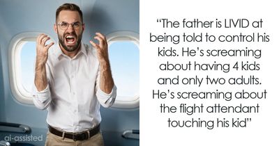 Dad Yells And Threatens Crew After Being Asked To Control His Child, Flight Diverted