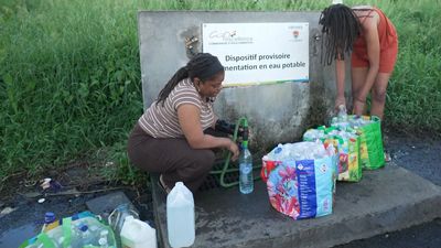 70% of water produced in Guadeloupe never reaches homes