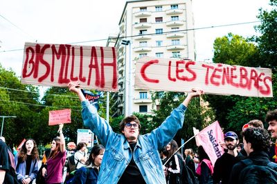 ‘Bismillah, c’est les ténèbres’: What does the French protests slogan mean?