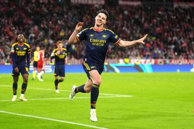 Declan Rice names his Ballon d'Or winner after starring in Arsenal's draw with Bayern Munich