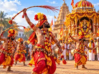 Why Do Potraj Devotees Beat Themselves With a Whip?