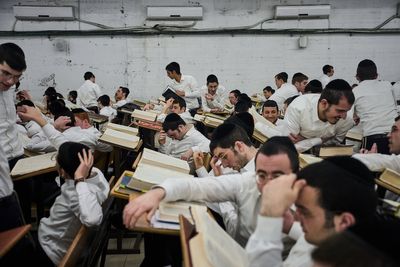 PHOTO ESSAY: Inside an elite ultra-Orthodox school as Israel's draft dispute looms over election