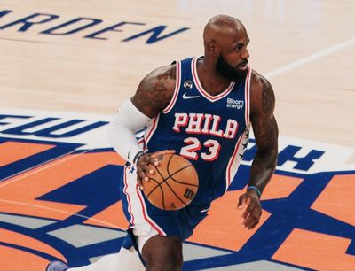 LeBron James Slammed for 'Disrespecting' US National Anthem During Sixers Game in Viral Video