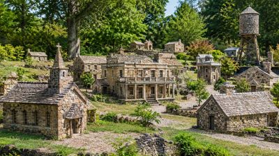 Retired Farmer’s Stone Village: Henry L. Warren builds free folk-art Shangri-La; family preserves it