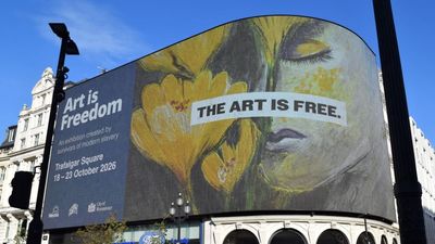 London landmarks show art exhibition by survivors of modern slavery