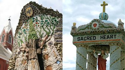 Dickeyville Grotto Memorial: WWI tribute grows into folk-art landmark; visitors still flock