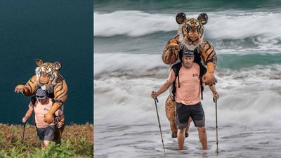 Tiger Walk Funds Conservation: Paul Goldstein treks 1,000 miles for big cats; projects aid India, Bhutan