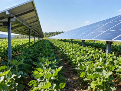 In 2024, Rutgers planted soybeans between solar panels in New Jersey; the first harvest found no significant yield difference between two solar panel designs