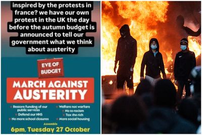 Greens urge people 'inspired by French protests' to join London anti-austerity rally