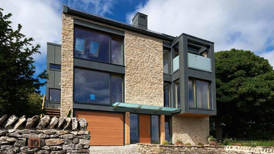 Yorkshire couple's straw-bale home, built in 2018, now listed for £2.75 million