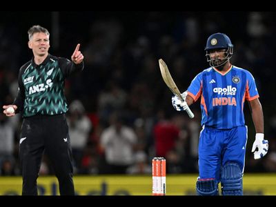 India vs New Zealand 1st T20I: Samson, Dhir seal 4-wicket win for India