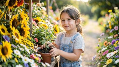 Lucy raises £26,000 for cancer charity selling plants in her grandfather’s memory