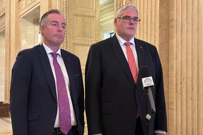 DUP voices hope of funding gap ‘potentially closing’ to allow budget agreement