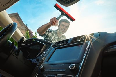 Your Windshield Looks Clean Until the Sun Hits It — Here’s How to Fix That