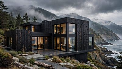 A centuries-old Japanese technique uses charred wood to help protect house exteriors