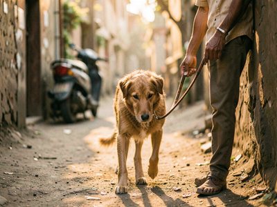 Dog pulls on walks? How to teach loose-leash walking in busy Indian lanes