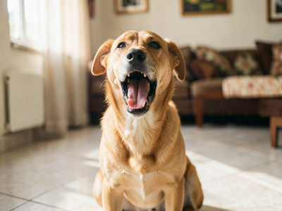 Dog keeps yawning but isn't tired? Here's what it's actually telling you