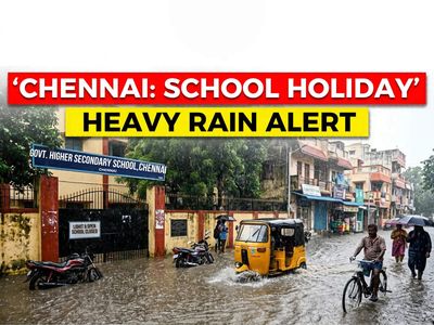 Tamil Nadu flash flood risk: More school holidays likely as IMD warns of heavy rain till October 29; Chennai and other districts on alert