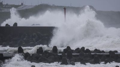 Taiwan shuts down schools and businesses as Typhoon Champi approaches