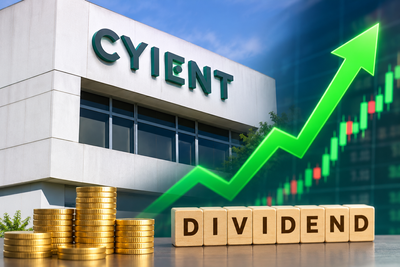 Cyient shares rally 9% after Q2 revenue rises 25%; board declares Rs 12/sh interim dividend