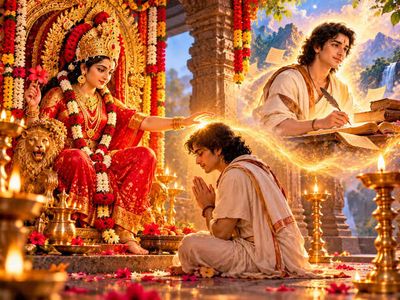 How Maa Uchchaith Bhagwati Turned Kalidasa Into a Poet