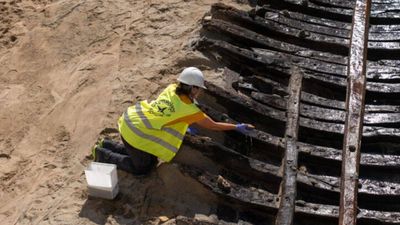 Archaeologists uncovered a 15th-century ship beneath Barcelona during car park construction