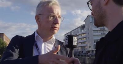 Michael Gove denies genocide in Palestine amid furious 'antisemite' rant at reporter