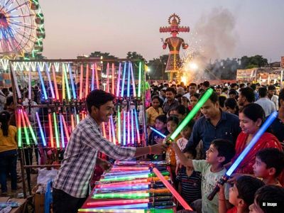 Rs 95,000 profit in 2 days: UP man shares how he turned Rs 35,000 into Rs 1.8 lakh by selling toy swords at Dussehra mela