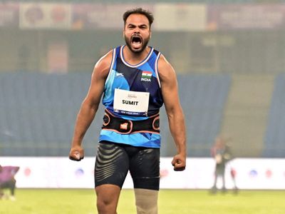 India sweeps men's javelin medals as Sumit wins gold at Asian Para Games