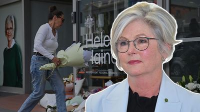Helen Haines' condition has improved, hospital says