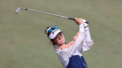 Kim rises up rankings with equal-sixth in South Korea