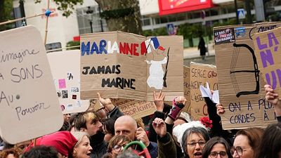 Tensions mount in France as thousands rally against Marine Le Pen’s National rally