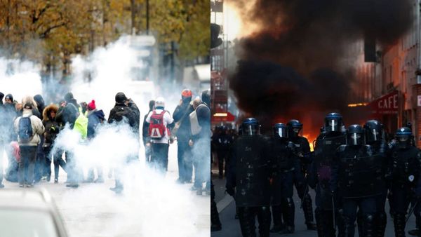 France unrest: 70,000 police officers, tear gas fired as thousands take to streets - top developments
