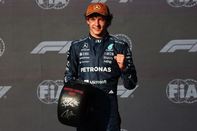 F1 United States GP: Kimi Antonelli takes pole with George Russell sixth