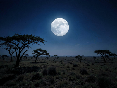 What a Bright Full Moon Actually Does to Nocturnal Animals