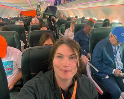 A place in the history books but no toastie: my time on board Western Sydney airport’s inaugural flight