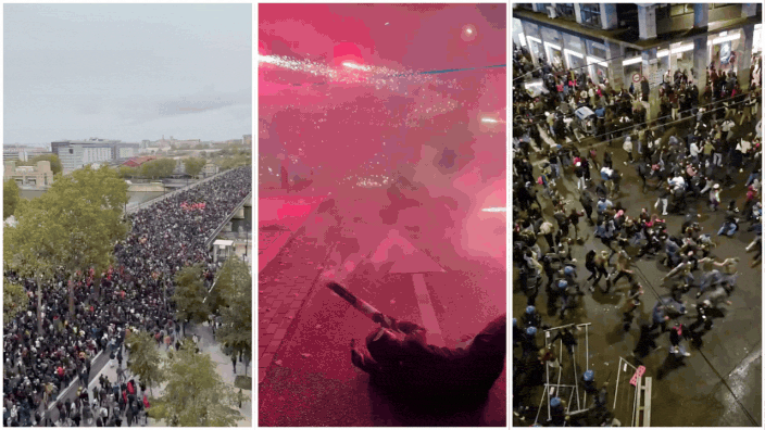 Protests engulf Europe as people take to streets in France, Albania, Italy, Spain, Portugal