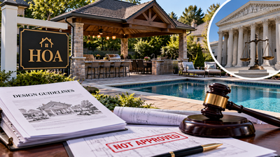 Georgia family’s unapproved pool pavilion sparks HOA court battle