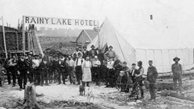 Minnesota's Rainy Lake City boomed on gold in 1894, then died by 1901